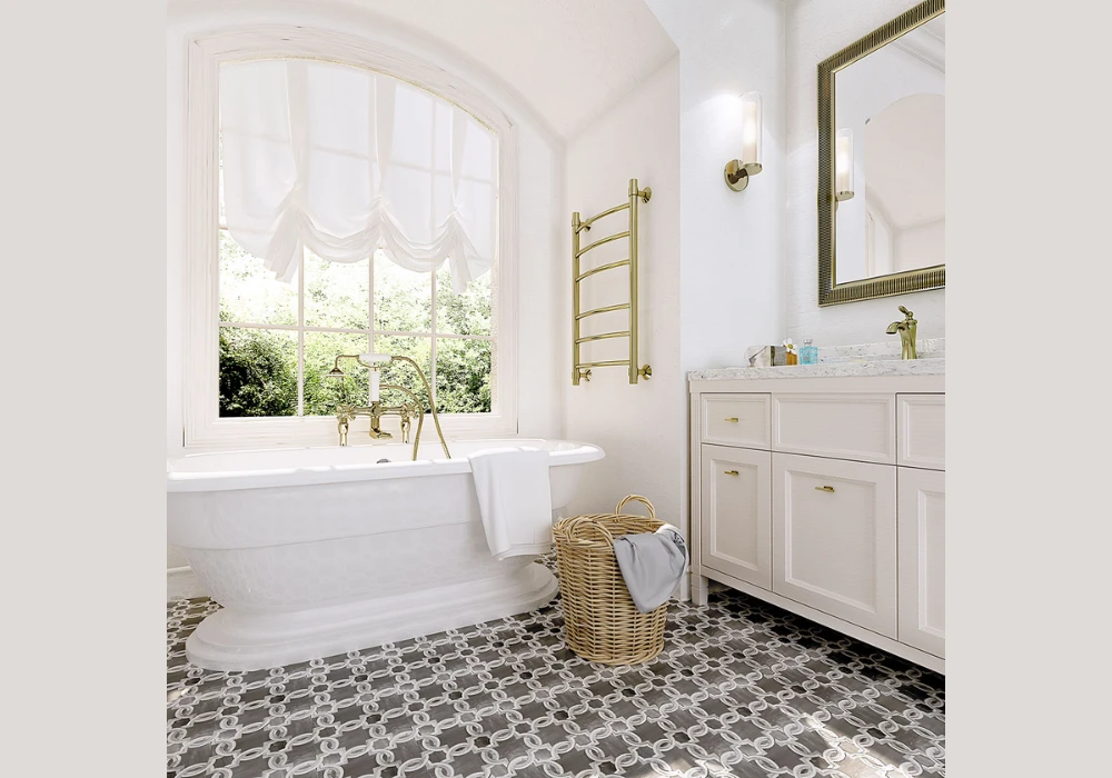 Patterned Tile Flooring