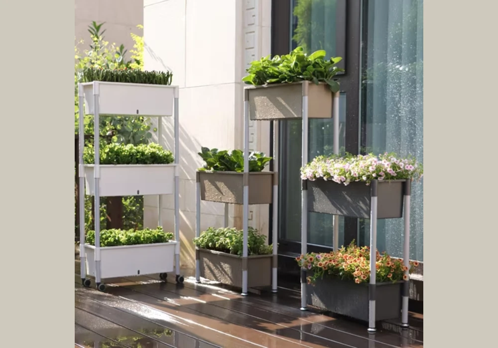 Plastic Balcony Plant Boxes for Budget-Friendly Gardening