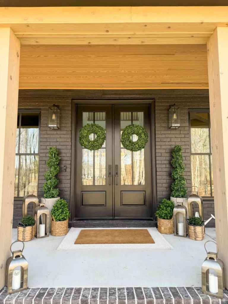 Porch Color Scheme Ideas for Stylish Home Entrance