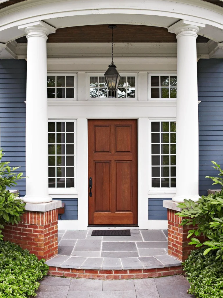 Porch Door Decoration Ideas for Strong First Impression