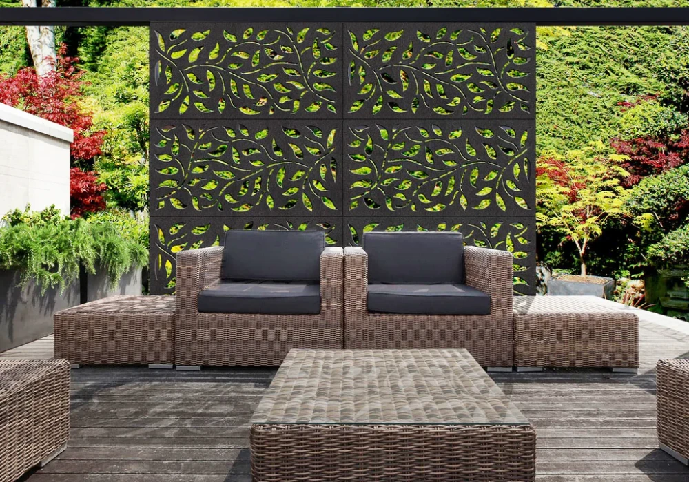 Porch Privacy Ideas Using Screens and Green Walls