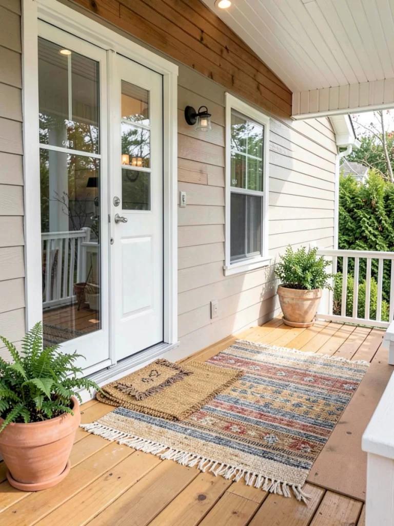 Porch Rug and Flooring Ideas for Better Design