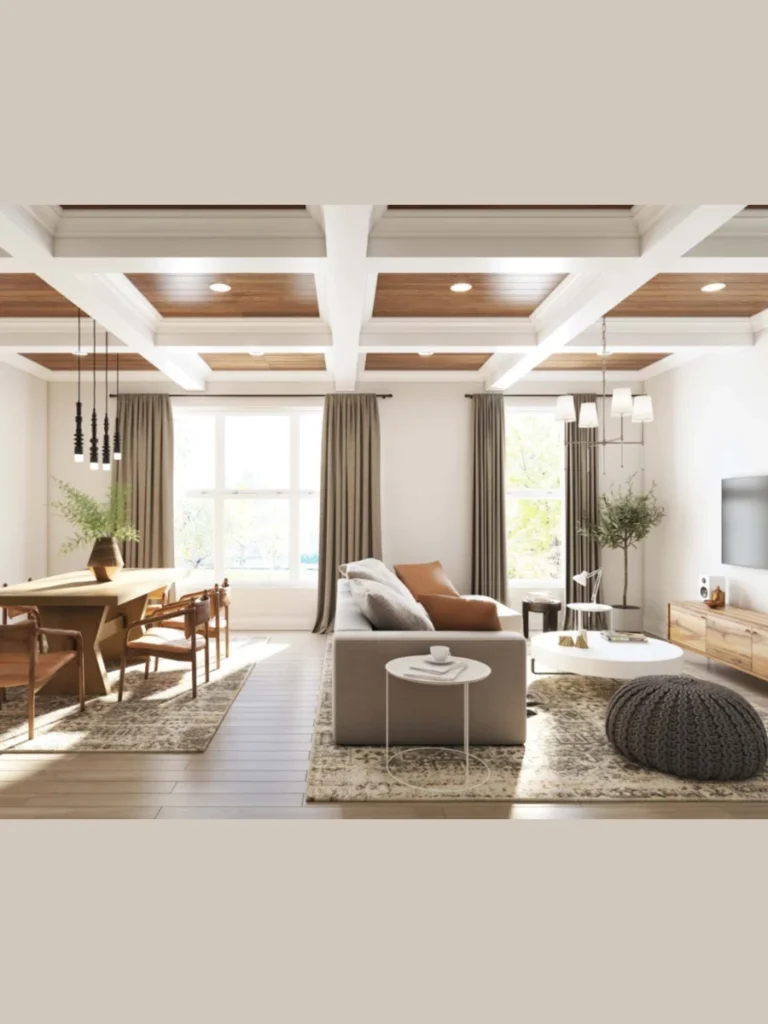 Professional Coffered Wood Beam Grids