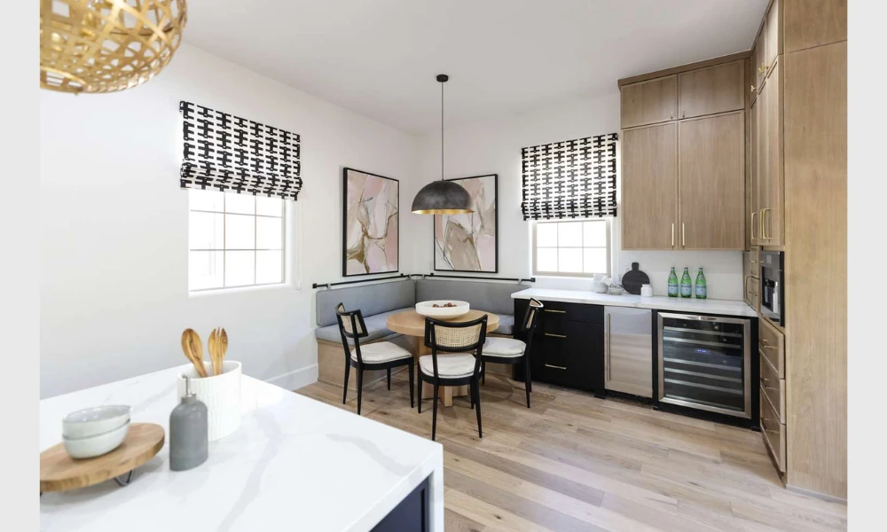 Add a Breakfast Nook for a Cozy Kitchen Dining Corner