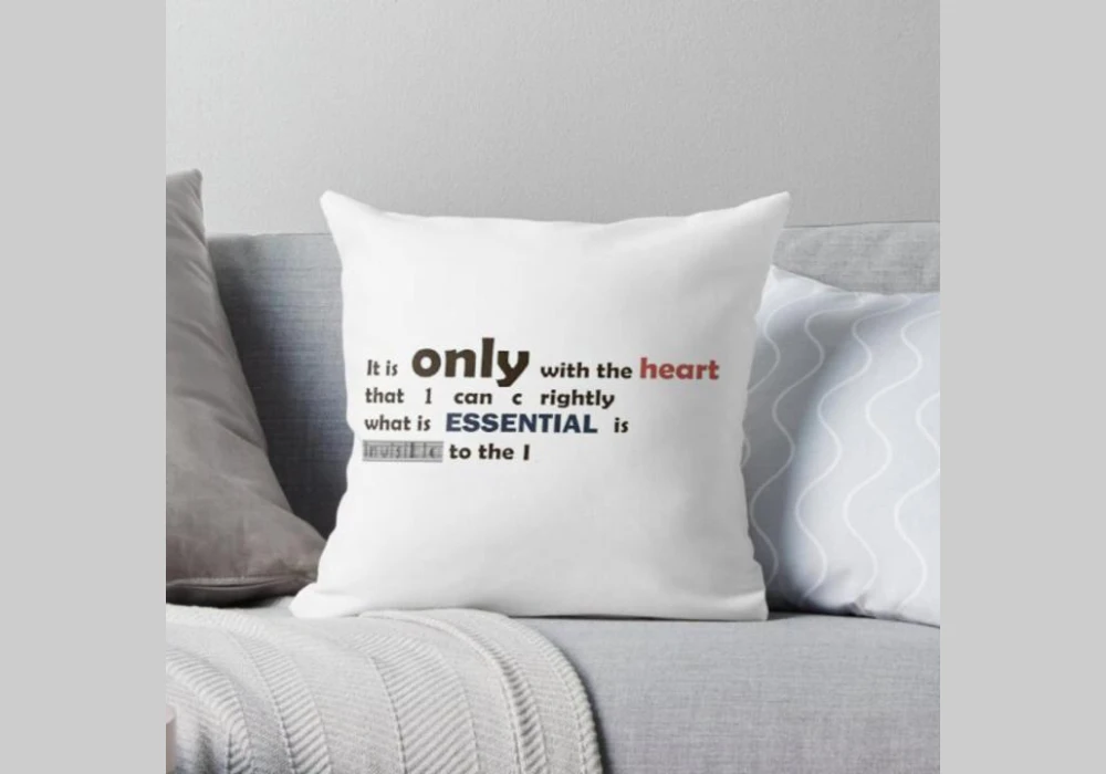 Quote-Based Funky Throw Pillows for Personal Expression