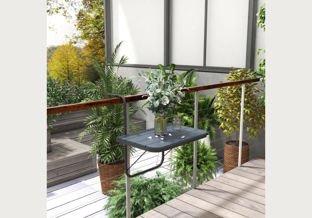 Rail-Mounted Tables for Extra Utility