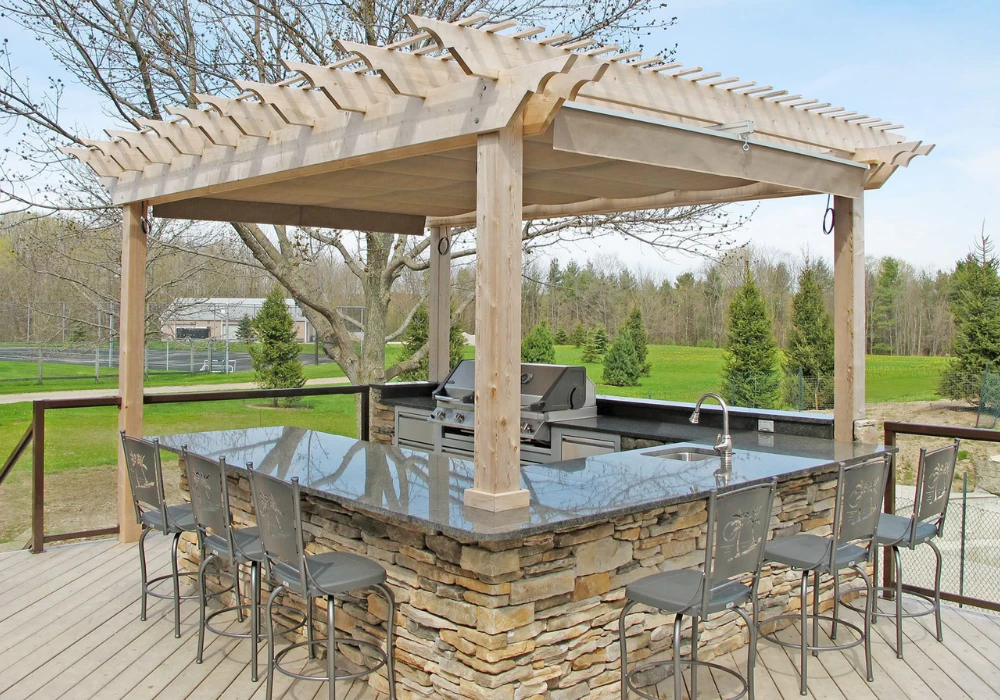 Rain-Friendly Covered Mud Kitchen for Summer Protection
