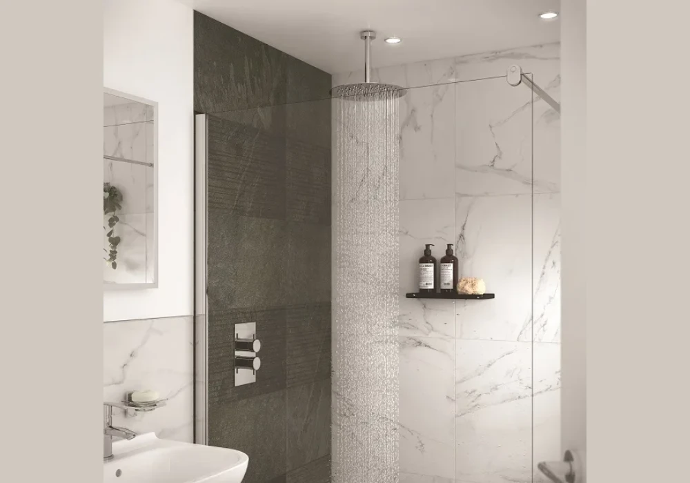 Rainfall Shower Head Setup