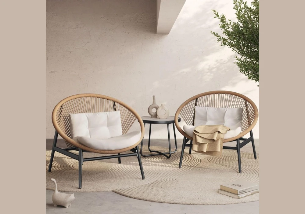 Rattan Balcony Patio Set Ideas for Modern Cozy Style