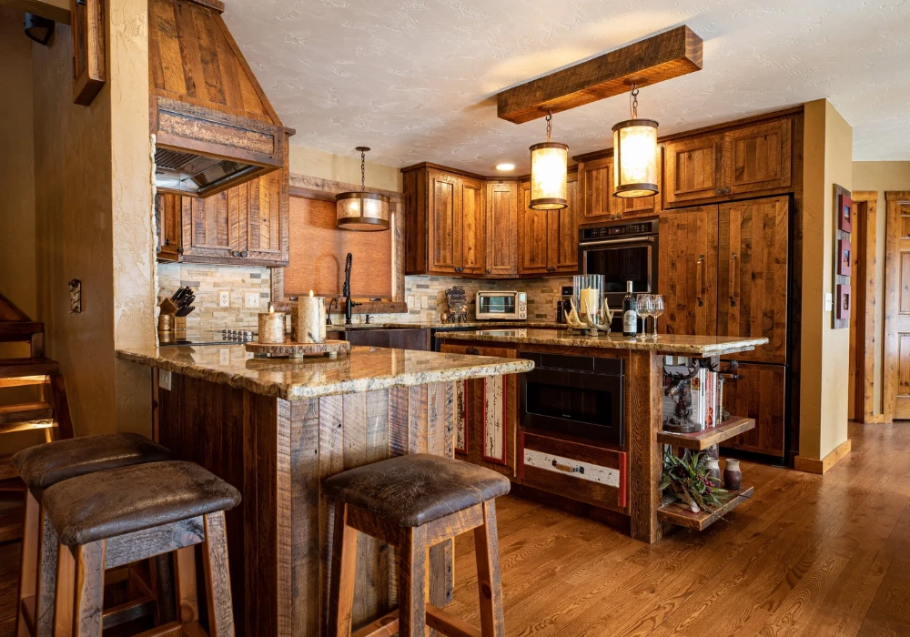 Reclaimed Wood Kitchen Design