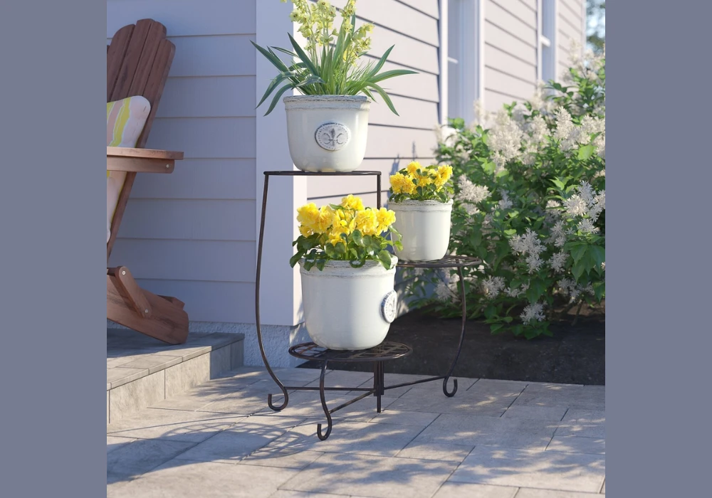 Rolling Balcony Plant Stand Ideas for Easy Movement
