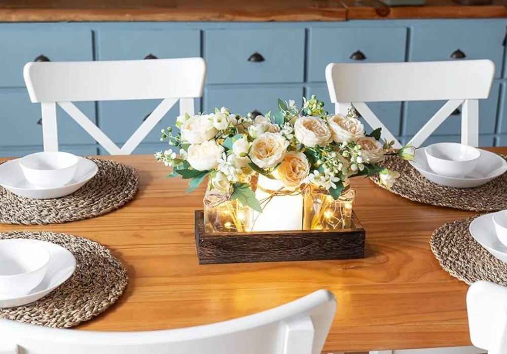 Rustic Mason Jar Decor for Summer Tables