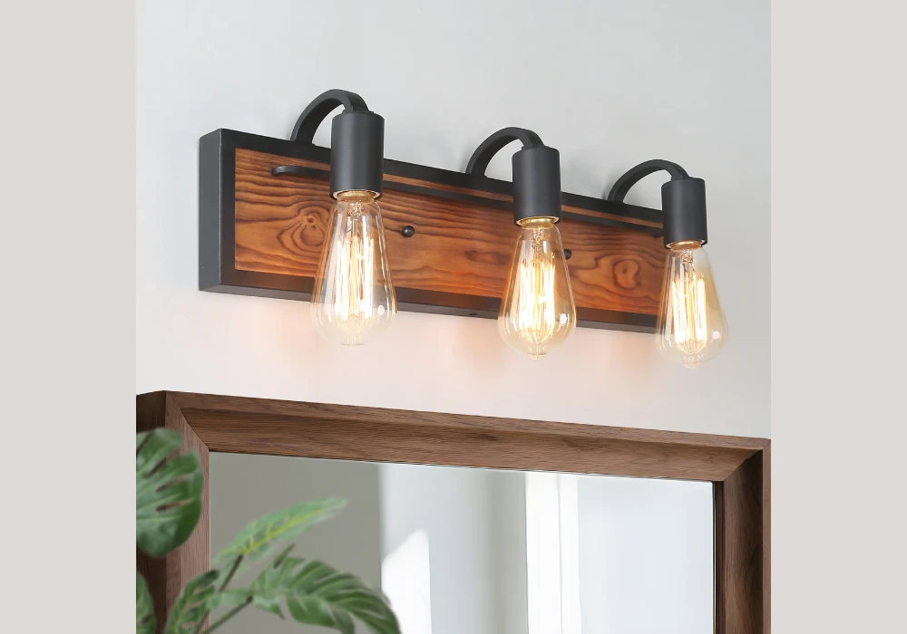 Rustic Wooden Sconces