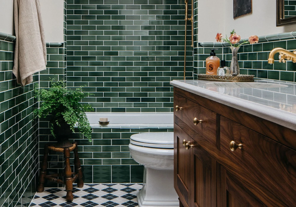 Sage Green Tiles for a Fresh and Clean Finish