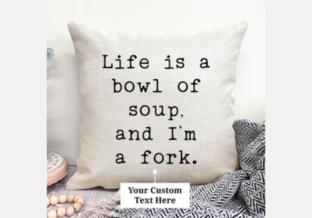 Sarcastic Text Throw Pillow Ideas for Bold Home Statements
