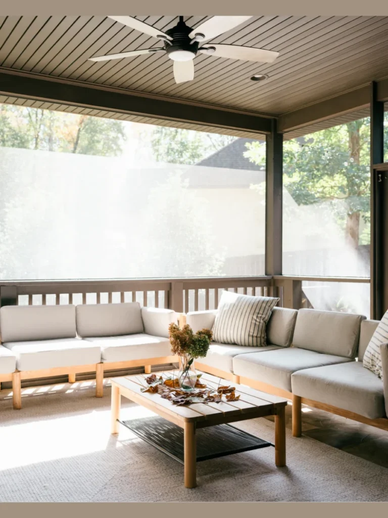 Screen In The Area For Bug-Free Lounging