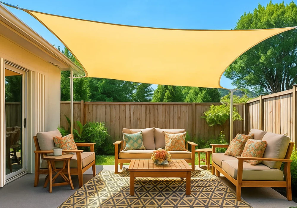 Shade and Comfort Setup for Hot Summer Days