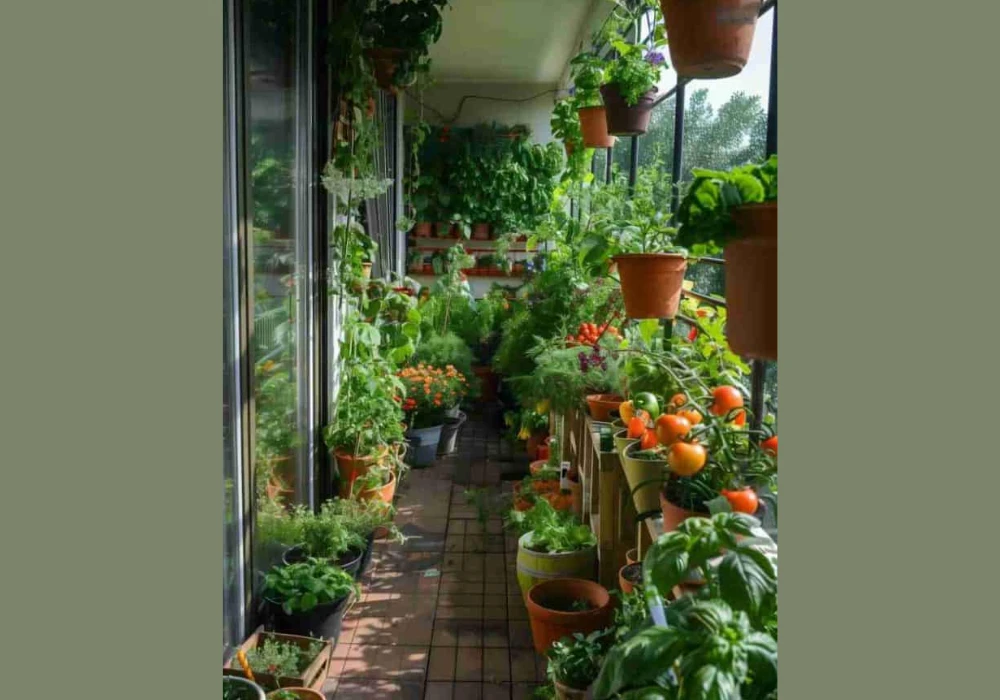 Shelf garden balcony planting ideas