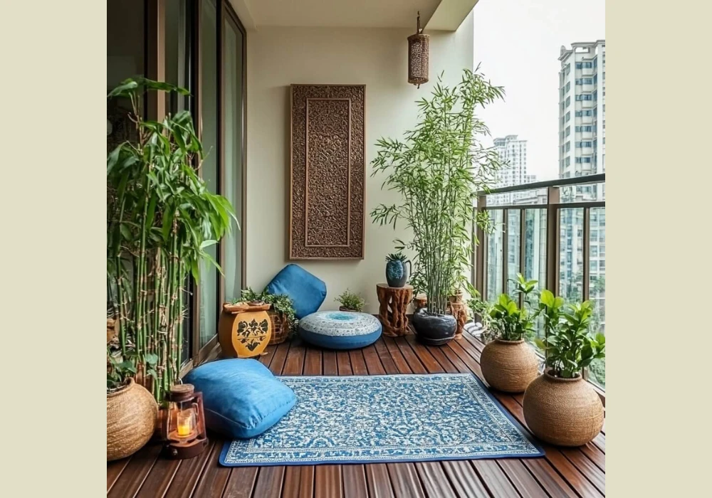 Simple Balcony Garden for Daily Relaxation
