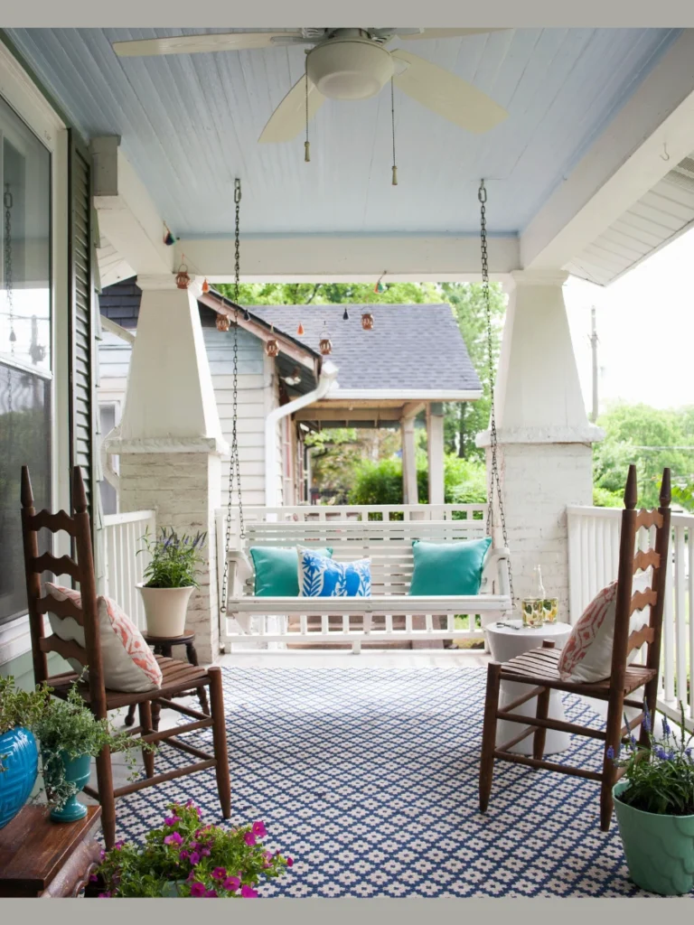 Sky Blue Porch Ceiling Traditions