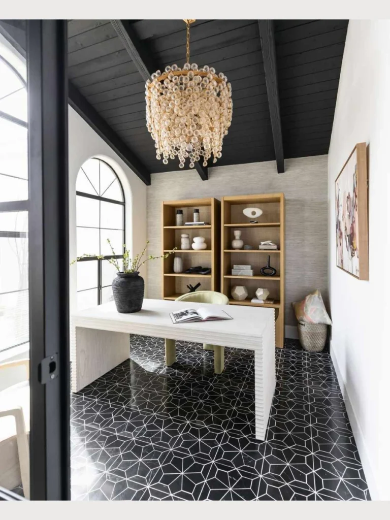 Sleek Black Matte Ceilings for Media Rooms