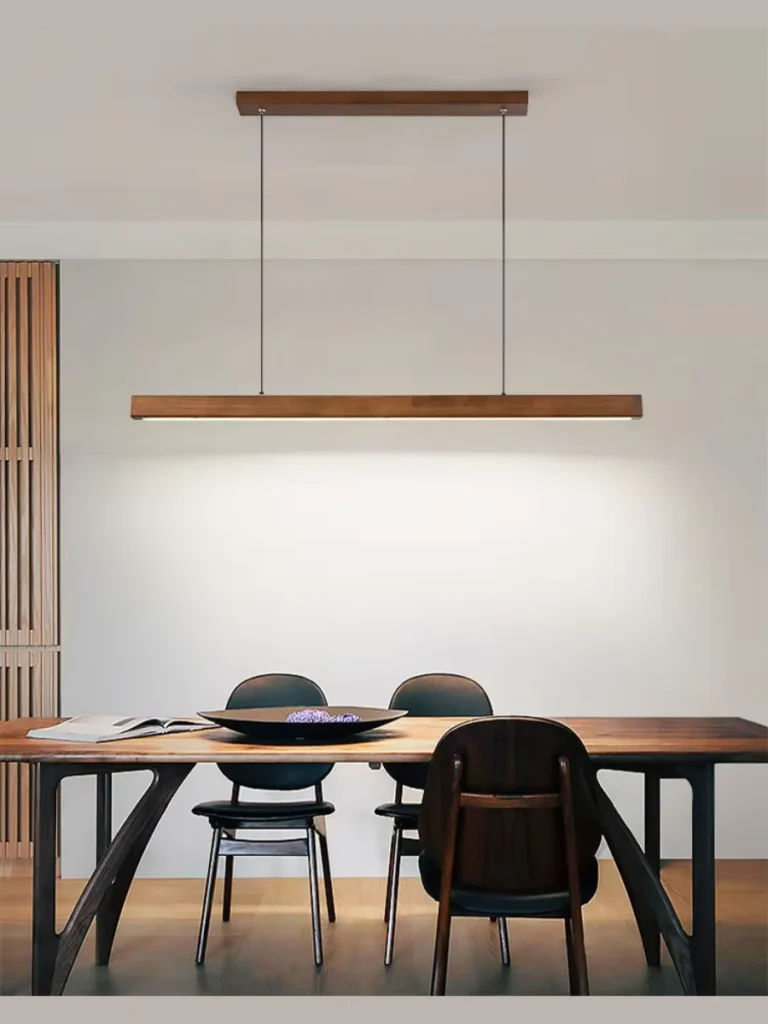 Sleek Linear Pendants For Long Dining Tables