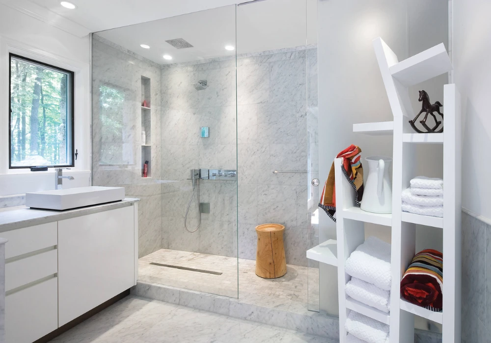 Sliding Door Shower Design