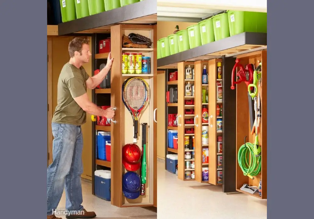 Sliding Shelves for Garage Cabinets