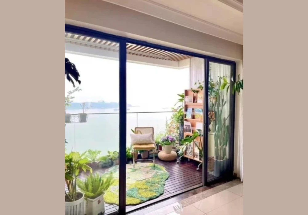 Slim Frame Balcony Door Ideas for Compact Apartments