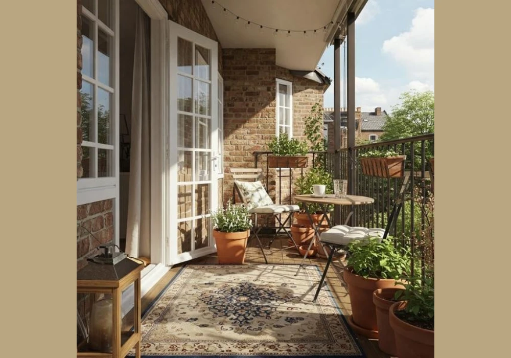 Small Balcony Rug Ideas for Compact Urban Spaces
