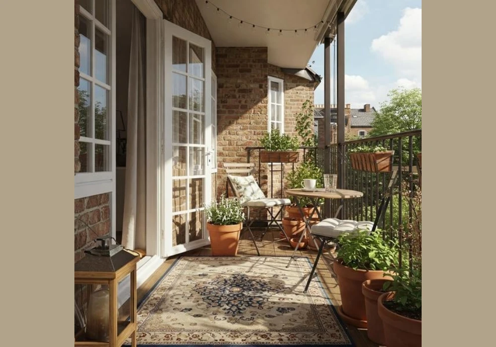 Small Balcony Rug Ideas for Cozy Floor Style