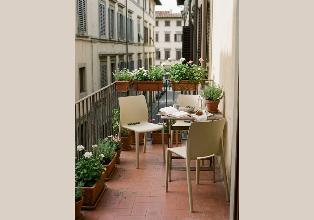 Small Table for Functional Balcony Use