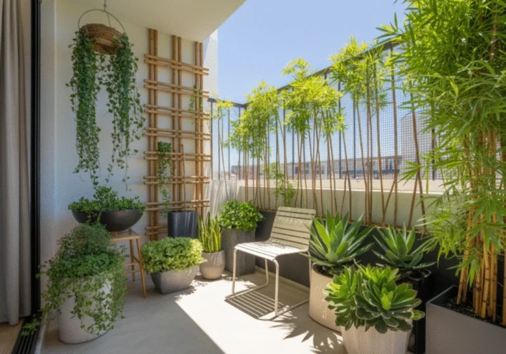 Smart Container Layout Planning for Small Balconies