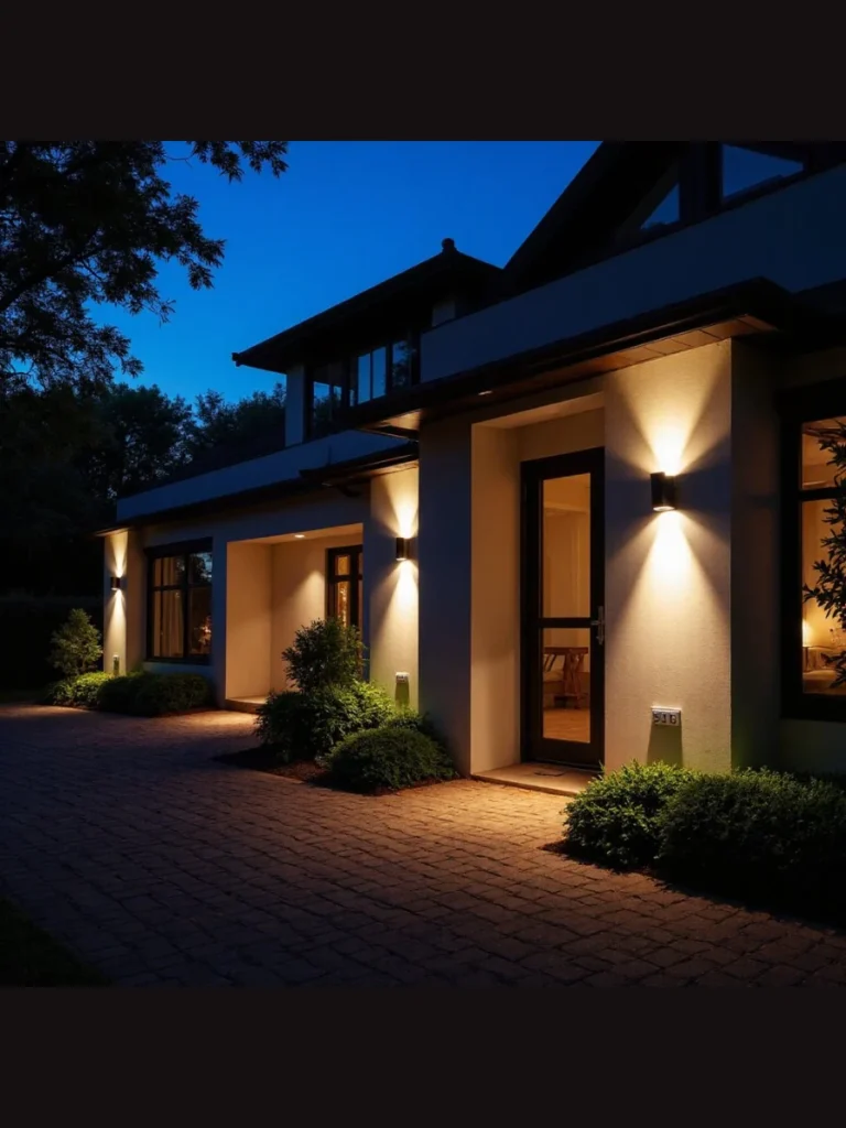 Smart Motion Sensor Lights for Security 