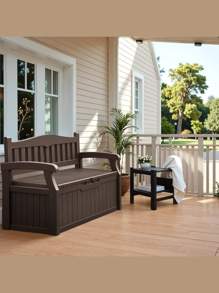 Smart Storage Benches For Hidden Organization