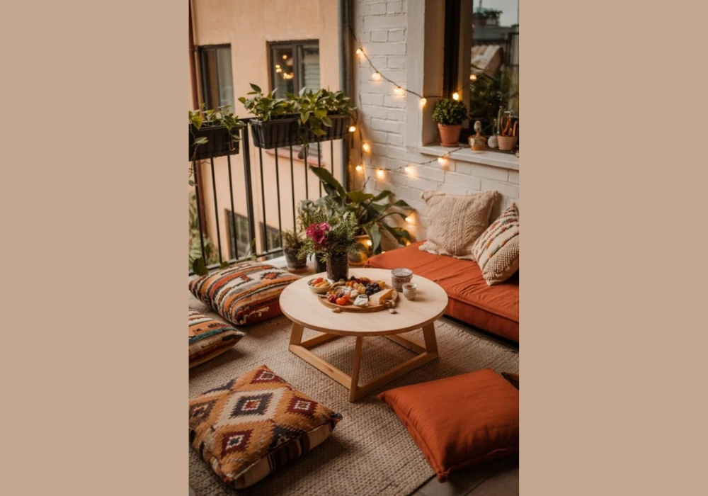 Floor Seating with Cushions