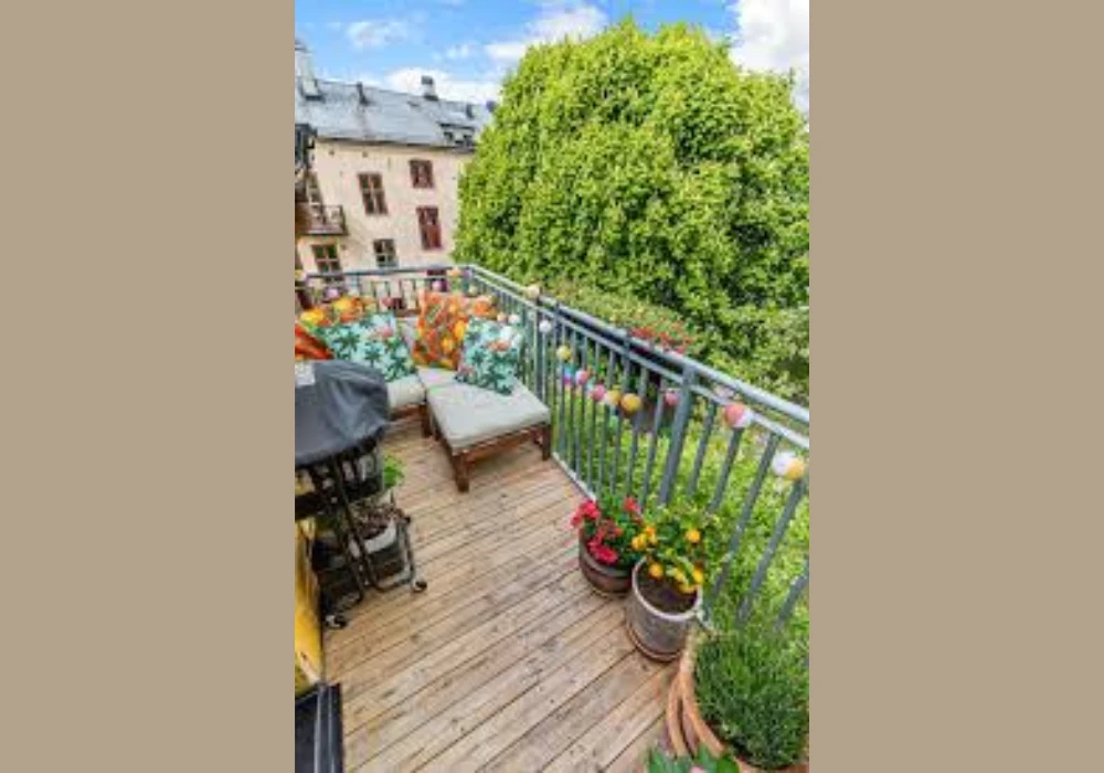 Low Wooden Platform Seating