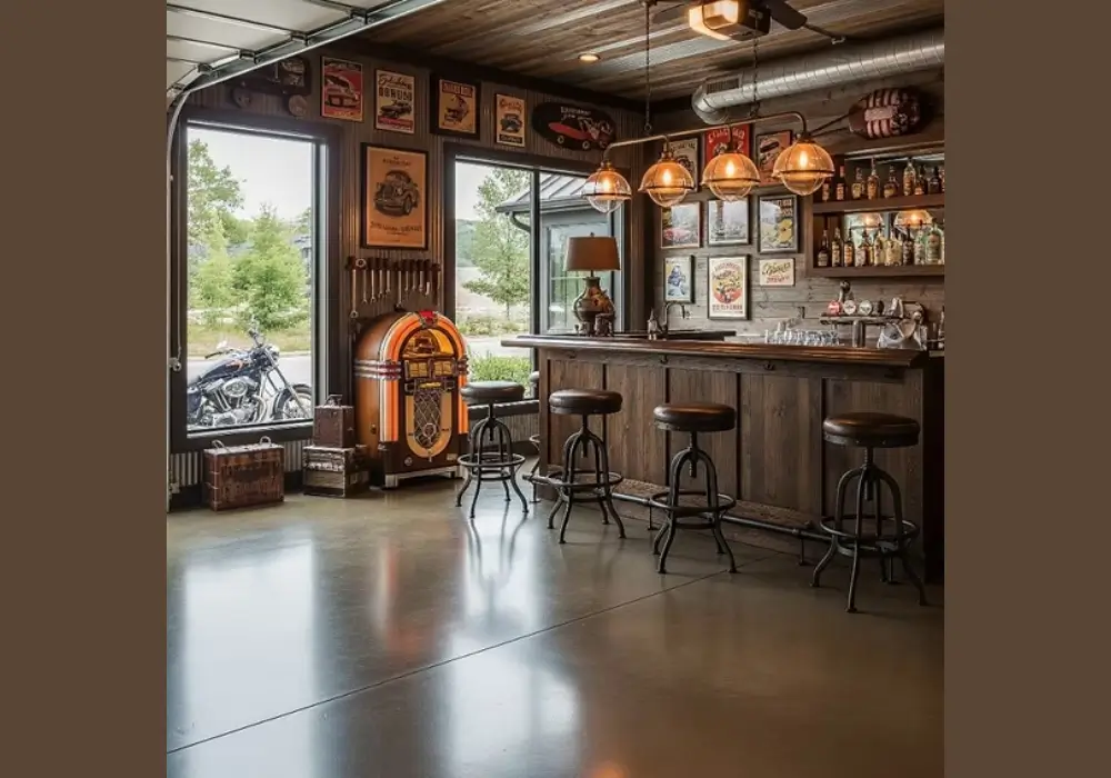 Sports Bar Garage Man C