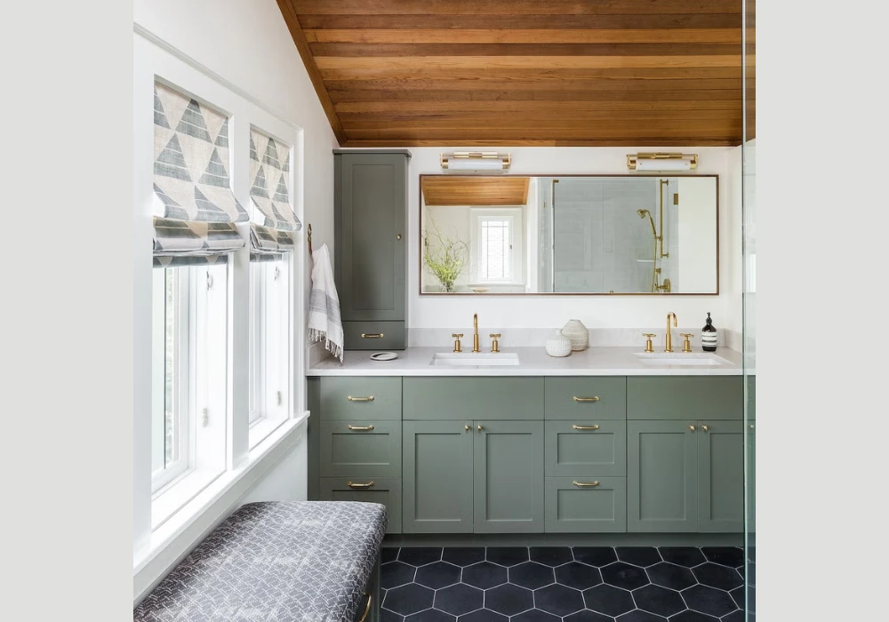 Statement Mirror with Decorative Frame