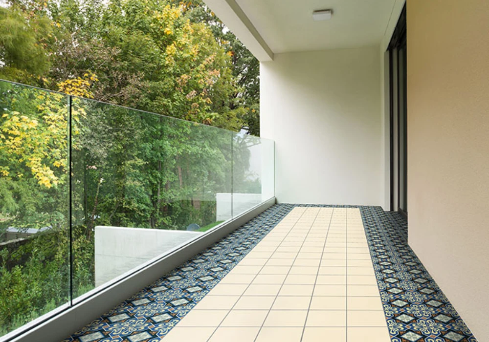 Stone Flooring Ideas for Natural Balcony Aesthetic