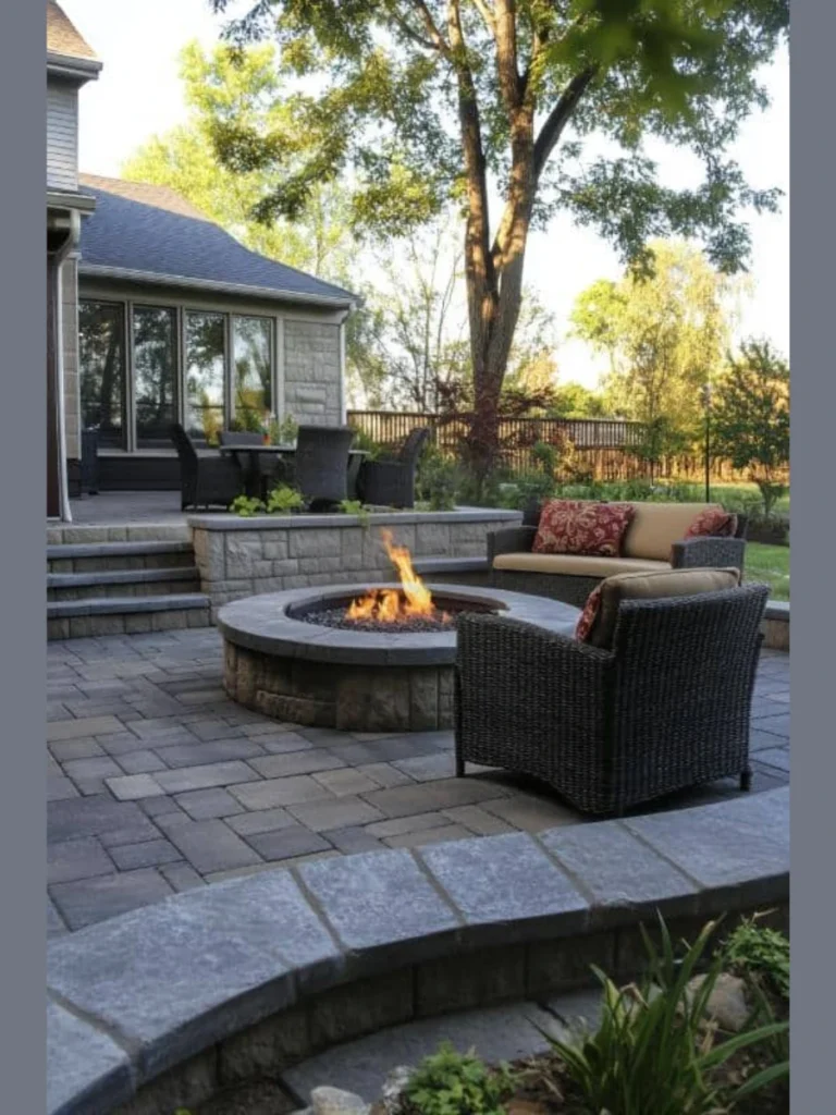 Stone Paver Porch Flooring