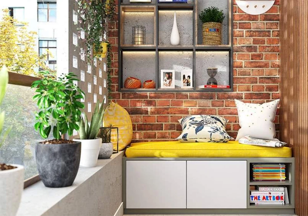 Storage Bench for Seating and Hidden Space