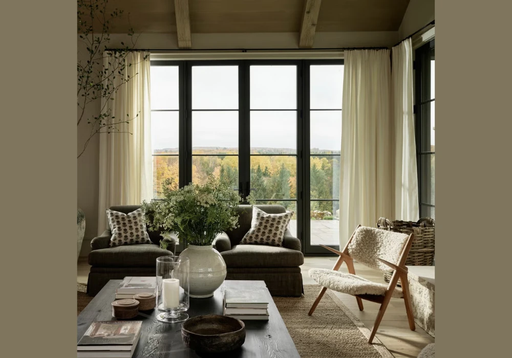 Summer Home Decor Ideas with Lightweight Curtains and Airy Window Styling