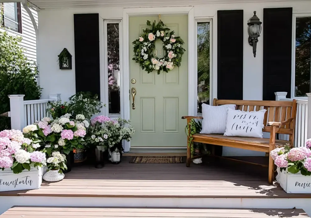 Summer Porch Ideas with Natural Plants for a Fresh Look