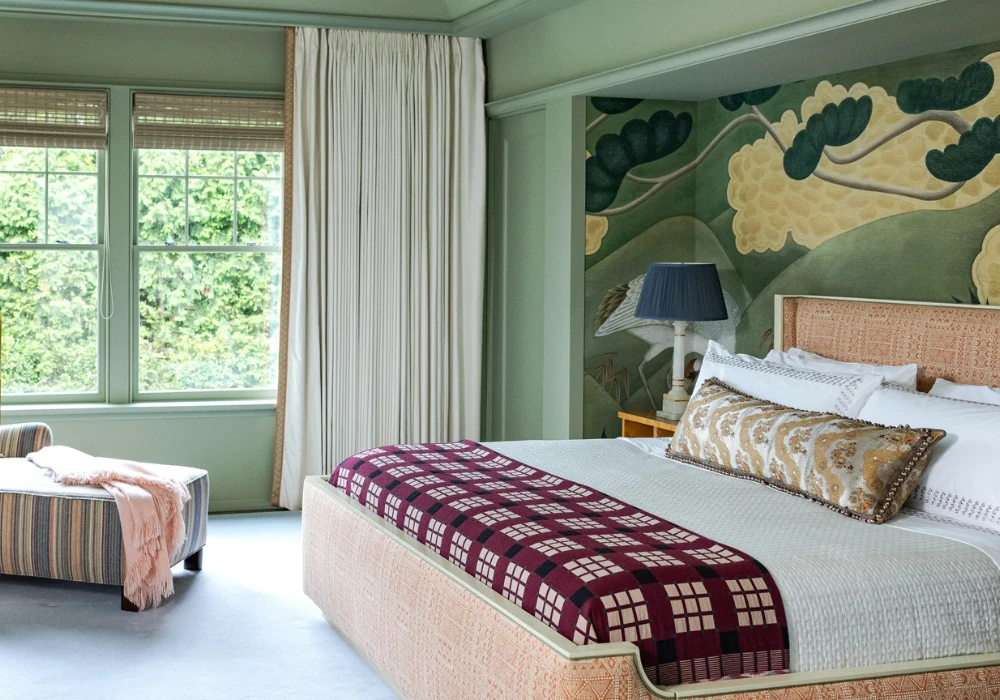 Summer Wall Color Accents Using Peel-and-Stick Panels