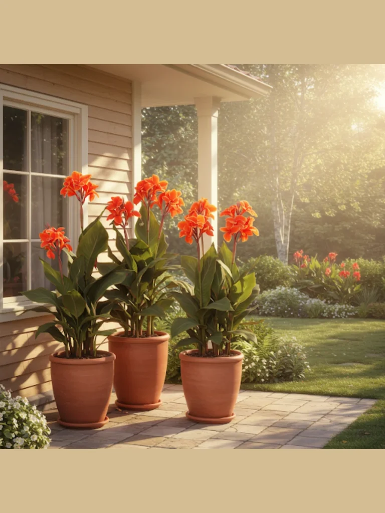 Tall and Dramatic Canna Lily Thrillers