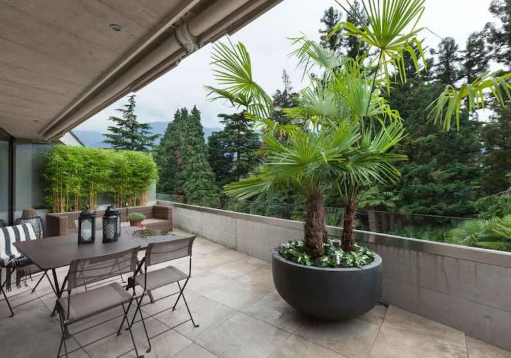 Terrace Garden Flooring Ideas for Clean Setup