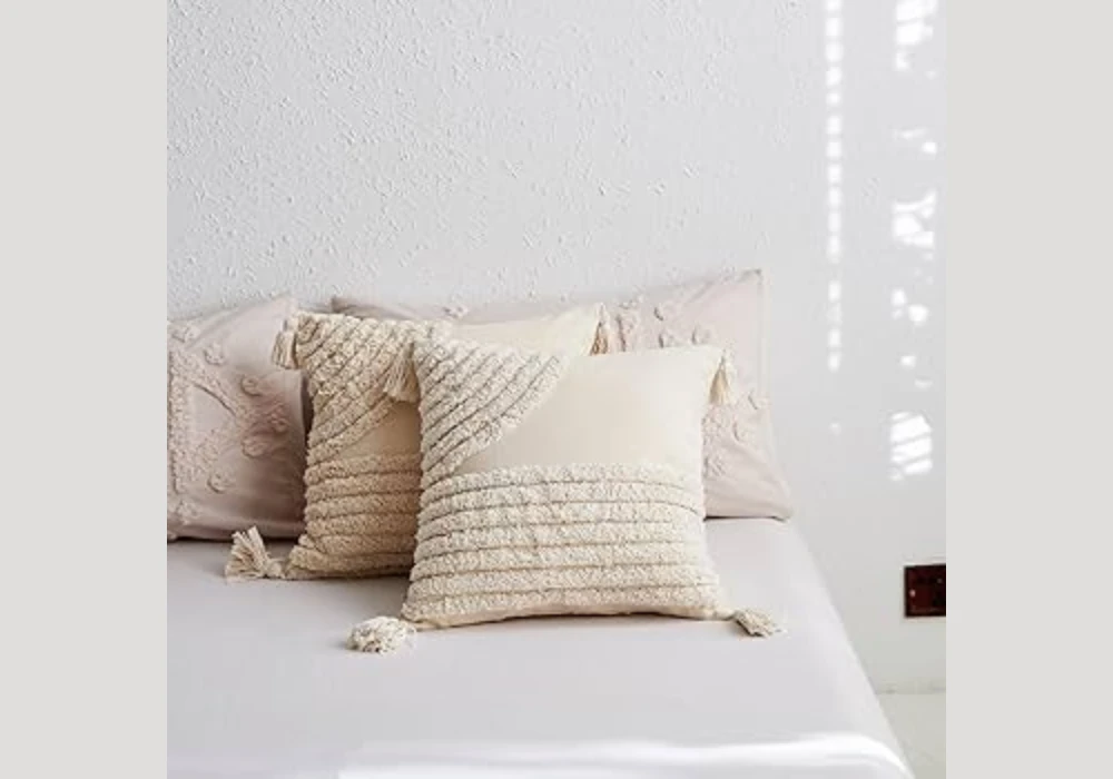 Textured Decorative Pillow Ideas for Depth