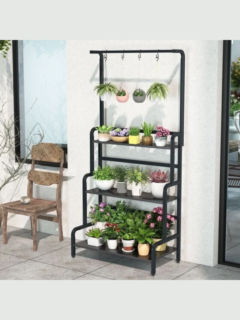 Tiered Plant Stands for Small Spaces