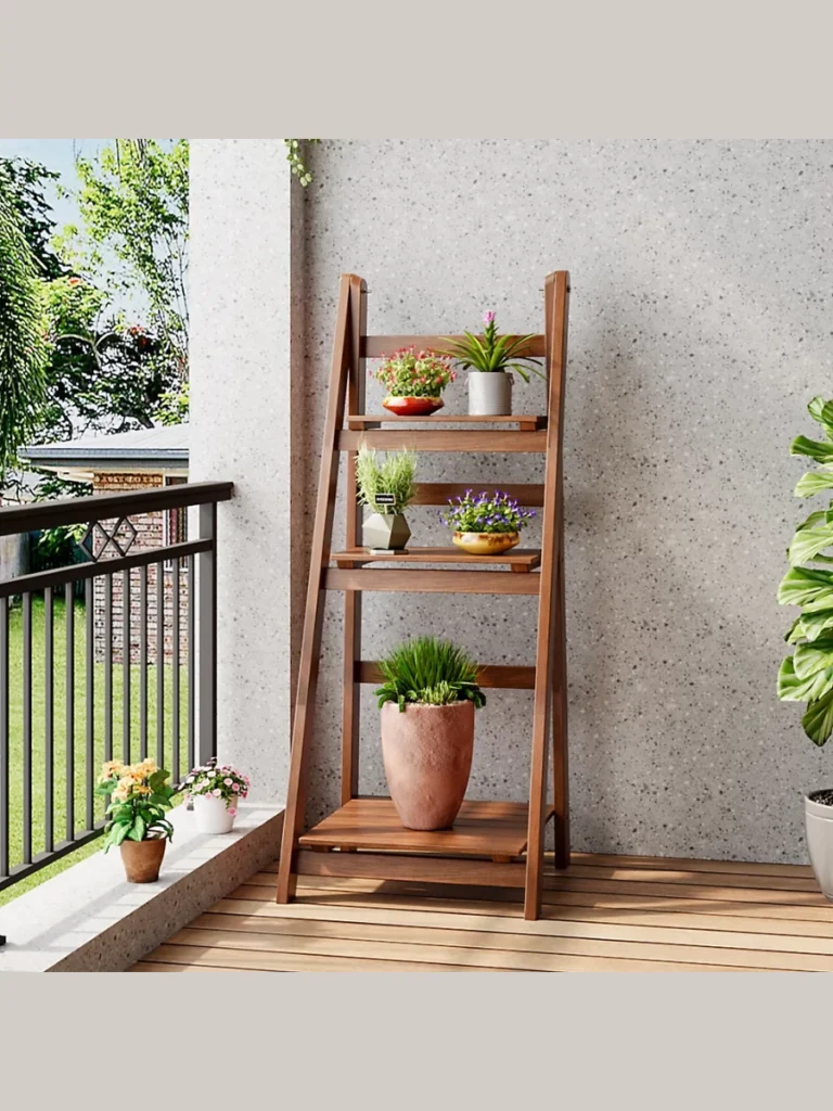 Tiered Wooden Plant Stands